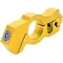 Modengzhe Mototcycle Handlebar Anti-Theft Lock Aluminum Safety Grip Brake Additional Lock for Motorbikes Scooters ATVs Dirt Bikes (Yellow)