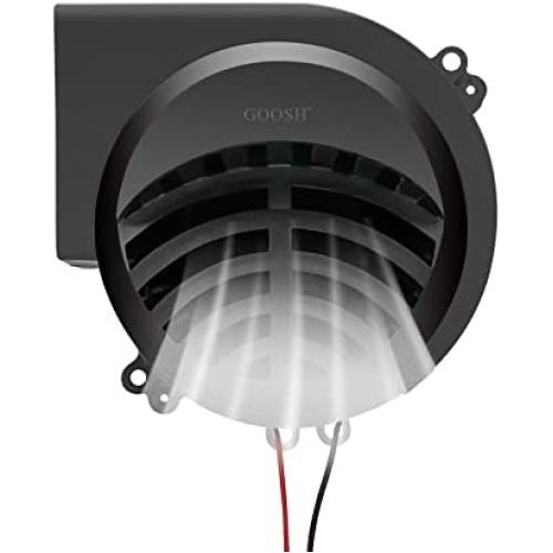 GOOSH DC BRUSHLESS Fan Blower with Lights for Inflatable Decorations Replacement 12V/0.8A Model 9733 (9733-0.8A-Light)
