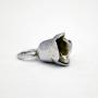One Dozen 1.5 Inch High Silver Bells Wedding Motorcycle Chrome Plated Brass Bells