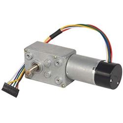 DC Geared Motor with Encoder 12V 45RPM for Custom Servo,Arduino Robotics,RC Car Model and 3D Printers,DIY Engine Toy