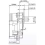 PM Stepper Motor 12 VDC step angle 15° unipolarity 2-2 phase