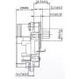PM Stepper Motor 12 VDC step angle 15° unipolarity 2-2 phase