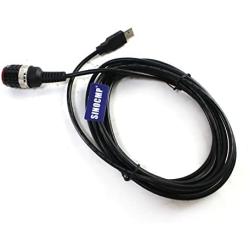 SINOCMP 88890305 Scanner Cable Automotive USB Cable Replacement for for Volvo VOCOM 88890300 VOCOMII 88894000 Diagnostic Tool