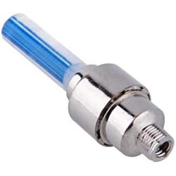 Bike Wheel Lights, 2pcs Led Wheel Lights Bicycle Wheel Tyre Tire Valve Cap Led Neon Flash Lamp for Car Motorcycle Bicycle Blue