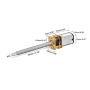 sourcing map DC Motor DC 6V 55RPM N20 Speed Reduction Gear with M3x34mm Screw Metal Gearbox
