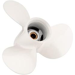 VIF Jason Marine 9 7/8 x 11 1/4-F OEM Aluminum Outboard Moto Propeller fit Yamaha Engines 20-30hp, for Yamaha F25/20HP/25hp/30hp,Ref No. 664-45947-01-EL, 10 Spline Tooth, RH