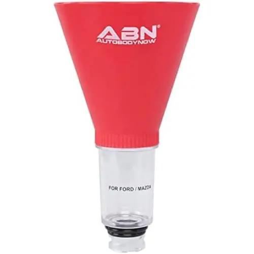 ABN Automotive Funnel - Engine Oil Funnel Compatible with Ford and Mazda for Use as Oil Change Funnel with No Spill