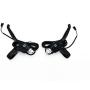 36V 48V 52V 45A 1200W-1800W eBike Rear Wheel Conversion Kits with UKC1 Color Display 7 Speed Threaded Freewheel 20