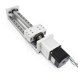 RATTMMOTOR ZBX80 200mm Stroke CNC Linear Stage Motion Actuator X Y Z Axis Linear Slide Rail Aluminum Alloy Cross Sliding Table Linear Rail Guide SFU1605 Ballscrew+Nema23 57 Stepper Motor for CNC
