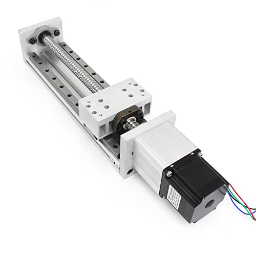 Étape Linéaire CNC 200mm Course Actuateur de Mouvement Rail Linéaire en Aluminium SFU1605 avec Vilebrequin et Moteur Pas à Pas Nema23 57 pour CNC Étape Linéaire CNC 200mm Course Actuateur de Mouvement Rail Linéaire en Aluminium SFU1605 avec Vilebrequin et Moteur Pas à Pas Nema23 57 pour CNC