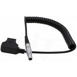 HangTon Cforce RF Motor Coiled Power Cable D-tap for ARRI Cmotion cPRO Motor Camin HI5 RIA-1 CAM 7 Pin