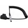 HangTon Cforce RF Motor Coiled Power Cable D-tap for ARRI Cmotion cPRO Motor Camin HI5 RIA-1 CAM 7 Pin