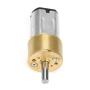 FTVOGUE Micro Metal Gear Box Dustproof Motor Speed Reduction Electric Gearbox DC6V 14MM N20 for DIY (100 RPM)