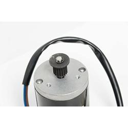 Unite MY6812 150W Watt 24V Volt DC Brush Electric Motor 3M Pulley Belt f Belt Drive Pulse Charger - Razor E100 Belt Drive Scooter DIY Kids Kart by Alfa Wheels (150W 24V)