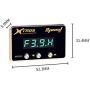 July King 9-Drive Electronic Throttle Controller for Nissan 350Z 370Z Maxima Prarie Primastar Sunny Xtrail etc, Comfort Sports Racing, Anti Theft, One Button Overtaking