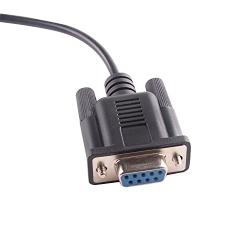 USB DB9 RS232 to RJ11 RJ12 Serial Cable for Leadshine Servo Stepper Motor DM432C DM442 DM556 6FT (DB9 to RJ12 - Without Chip)