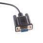 USB DB9 RS232 to RJ11 RJ12 Serial Cable for Leadshine Servo Stepper Motor DM432C DM442 DM556 6FT (DB9 to RJ12 - Without Chip)
