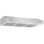 Empava Ducted Under Cabinet Range Hood with Push Button Controls Sealed Aluminum Motor 3 Speeds Fans Baffle Filters and LED Lights in Stainless Steel 500CFM, 30 Inch