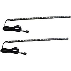 2pc 12inch 18LED Multi-Color Flexible Strip Accent Lights 5050 SMD Flex RGB for Motorcycle ,ATV,Car ,