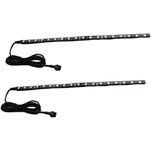 2pc 12inch 18LED Multi-Color Flexible Strip Accent Lights 5050 SMD Flex RGB for Motorcycle ,ATV,Car ,