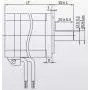 60mm BLDC motor 48 V 3000 rpm (Rated Torque 0.5 N.m)