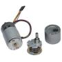 Bemonoc Encoder Metal Gearmotor 12V DC High Speed 120RPM Gear Motor with Encoder for Robotics