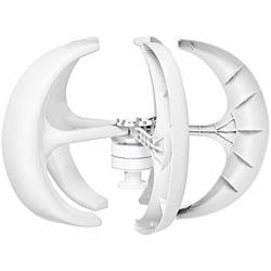 XIMULIZI 8000W Wind Turbine Generator Kit Wind Turbine Motor with Controller 5 Blades Wind Power Machine for Home Street Lighting Hybrid Solar Wind System Windmill Generator,24v