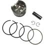 ENGINERUN 67MM Piston Rings Assembly Compatible with Robin Subaru EX17 EX21 6HP STD Replaces OEM Parts 277-23511-17 277-23513-17