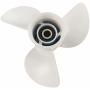 CAPTAIN Outboard Propeller, fit Yamaha 115 T50 60 70 75 80 85 90 100 130 HP Engines, 15 Spline Tooth Outboard Prop, RH Aluminum Propellers, OEM No.6E5-45945-01-EL