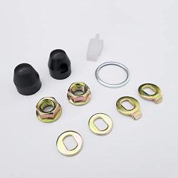 E-Bike Hub Motor Nuts Bike Safety Washers Electric Bicycle Wheel Lock Nuts Motor Axle Bolt Screw Full Set