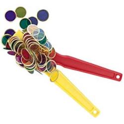 Dowling Magnets 500 Counting Chips and 2 Wands, Multi
