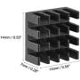 uxcell Electronic Radiators Heatsink for MOS GPU IC Chip Black 14 x 14 x 7 mm 5pcs