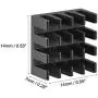 uxcell Electronic Radiators Heatsink for MOS GPU IC Chip Black 14 x 14 x 7 mm 5pcs