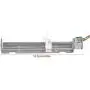DC 12V Drive Stepper Motor Linear Screw Slider Stepper Motor for DIY Engraving Machine, 18 Degree Lead Screw Worm Drive Stepper Motor