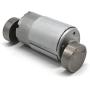 BestTong DC 12V-24V 6000RPM 555 Brushed Vibration Motor DOUBLE-HEAD High Torque Electric Vibrating Motors with 2 Iron Rotating Mass