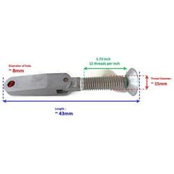 Boat Motor For Yamaha Outboard 6G1-43116 6E0-43118 648-43114 Clamp Screw Assembly set Transom Pad Plate Swivel Pin 5/8