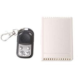 Calvas Durable DC 12V 2CH RF 433MHz Wireless Switch Relay Receiver Module With Remote Control For DC Motor Forward Reverse Controller