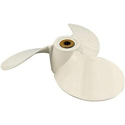 ARKDOZA Aluminum Propeller 7 1/2x7 for Yamaha 9 Spline Tooth 7.5 inches Blades Prop for Yamaha 4A/5C/F4A Outboard Motor