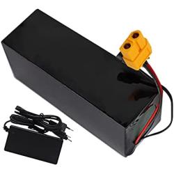 Wnicek 36V 12Ah Lithium Battery Pack Waterproof PVC Rechargeable Battery Suitable for 200W-750W E-Bike Motors for Electric Bicycle Moped Scooter Electric Tools with Charger