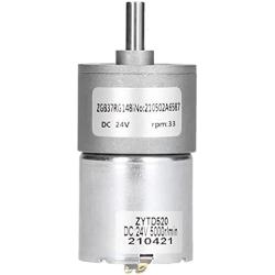 DC 24V Gear Motor Shaft 37mm , Learning & Education Science Kits & Toys Diameter Electric Gearbox Micro Speed Reduction Geared Motor[33R]