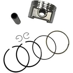 ENGINERUN 67MM Piston Rings Assembly Compatible with Robin Subaru EX17 EX21 6HP STD Replaces OEM Parts 277-23511-17 277-23513-17