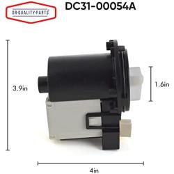 DC31-00054A Washer Drain Pump Water Motor Assembly Replacement Part for Samsung Maytag Kenmore - Replaces DC31-00016A PS4204638 AP4202690 62902090