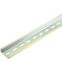 Fielect DIN Rail Sloted Steel Mounting Guide 100cm x 35mm x 7.5mm, 1mm Thickness Bronze Tone