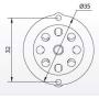 High-speed BLDC motor 3 phase 4 pole (24 V 240 W)