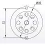 High-speed BLDC motor 3 phase 4 pole (24 V 240 W)