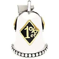 Luck Bells Keychain Car Motorcycle Bicycle Ride Bells Good Luck Numbers 1%er Skull Harley Road Warrior Pendant Works On Any Model Locomotive Never Ride Faster Then