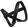SYCOOVEN Adjustable PU Leather Picnic Blanket Carry Strap for Outdoor Camping, Travel, Portable Motorcycle Bedroll Straps(Black)