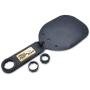 T-H Marine Pedal Paddle Rotating Trolling Motor Mount for Foot Pedal Control - Low Profile Design Attaches to Your Boats Seat and Keeps Your Trolling Pedal Accessible - Black