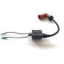 Boat Outboard Motor Ignition Coil w/Plug Cover Assy 3B7-06050-1 For Tohatsu Nissan Outboard NS M 80HP 90HP 2-stroke Mercury