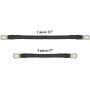 Aftermarket 1/0 Gauge Golf Cart Battery Cables Fits EZGO TXT PDS Medalist 36V 36 Volt Golf Carts(Battery Bank Wiring Cables Only) 5 Piece Set 1994 and Up
